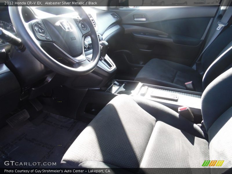 Alabaster Silver Metallic / Black 2012 Honda CR-V EX