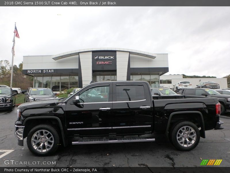Onyx Black / Jet Black 2018 GMC Sierra 1500 SLT Crew Cab 4WD