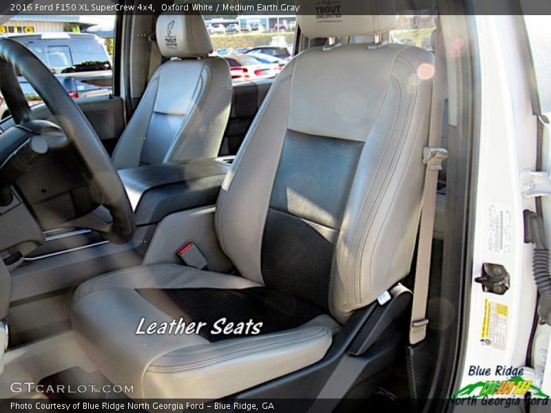 Oxford White / Medium Earth Gray 2016 Ford F150 XL SuperCrew 4x4