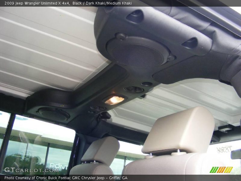 Black / Dark Khaki/Medium Khaki 2009 Jeep Wrangler Unlimited X 4x4