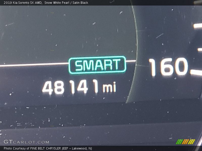 Snow White Pearl / Satin Black 2019 Kia Sorento SX AWD