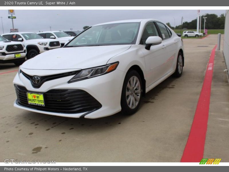 Super White / Ash 2020 Toyota Camry LE