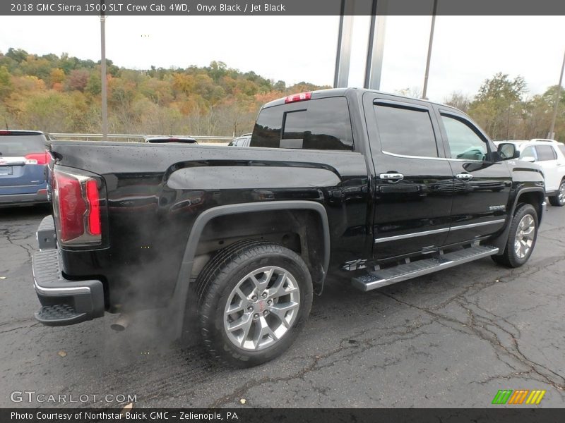 Onyx Black / Jet Black 2018 GMC Sierra 1500 SLT Crew Cab 4WD