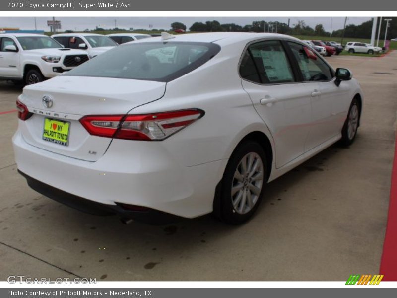 Super White / Ash 2020 Toyota Camry LE