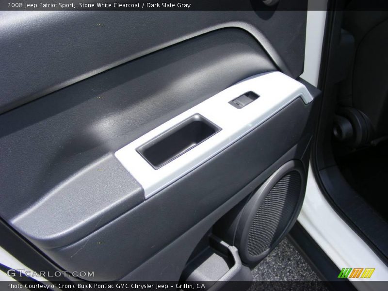 Stone White Clearcoat / Dark Slate Gray 2008 Jeep Patriot Sport