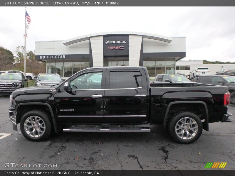 Onyx Black / Jet Black 2018 GMC Sierra 1500 SLT Crew Cab 4WD