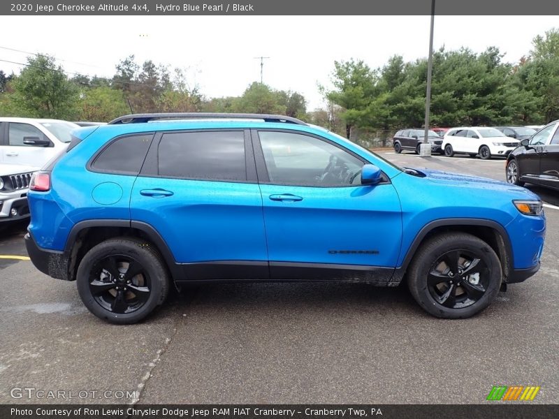 Hydro Blue Pearl / Black 2020 Jeep Cherokee Altitude 4x4
