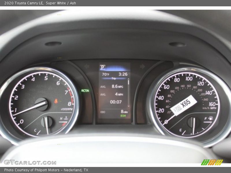  2020 Camry LE LE Gauges