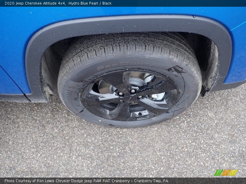 Hydro Blue Pearl / Black 2020 Jeep Cherokee Altitude 4x4