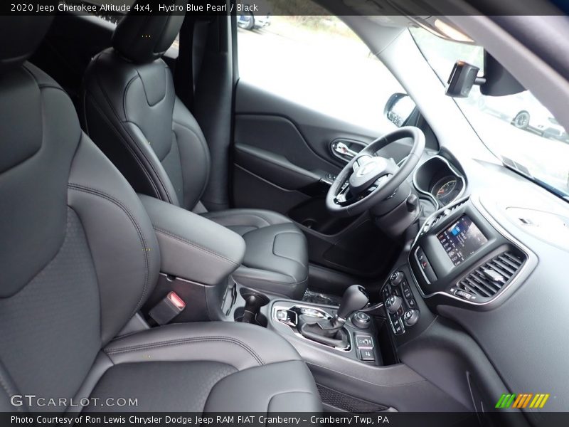 Hydro Blue Pearl / Black 2020 Jeep Cherokee Altitude 4x4