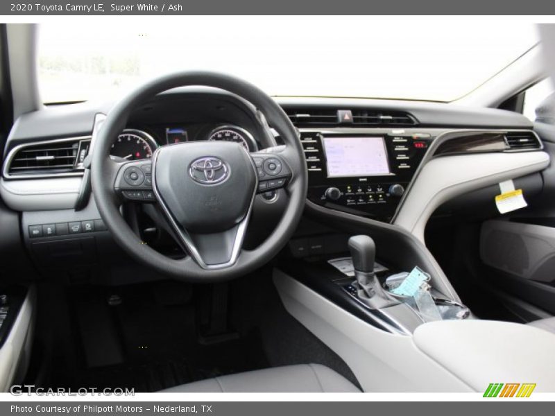 Dashboard of 2020 Camry LE