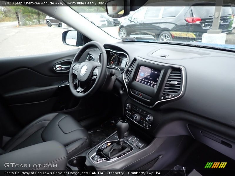 Hydro Blue Pearl / Black 2020 Jeep Cherokee Altitude 4x4