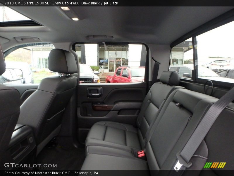 Rear Seat of 2018 Sierra 1500 SLT Crew Cab 4WD