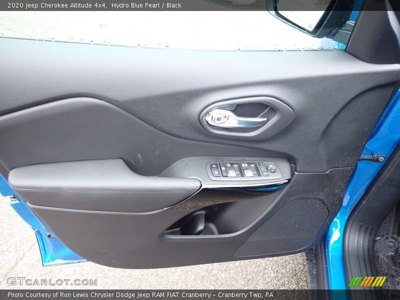 Hydro Blue Pearl / Black 2020 Jeep Cherokee Altitude 4x4