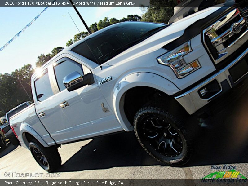 Oxford White / Medium Earth Gray 2016 Ford F150 XL SuperCrew 4x4