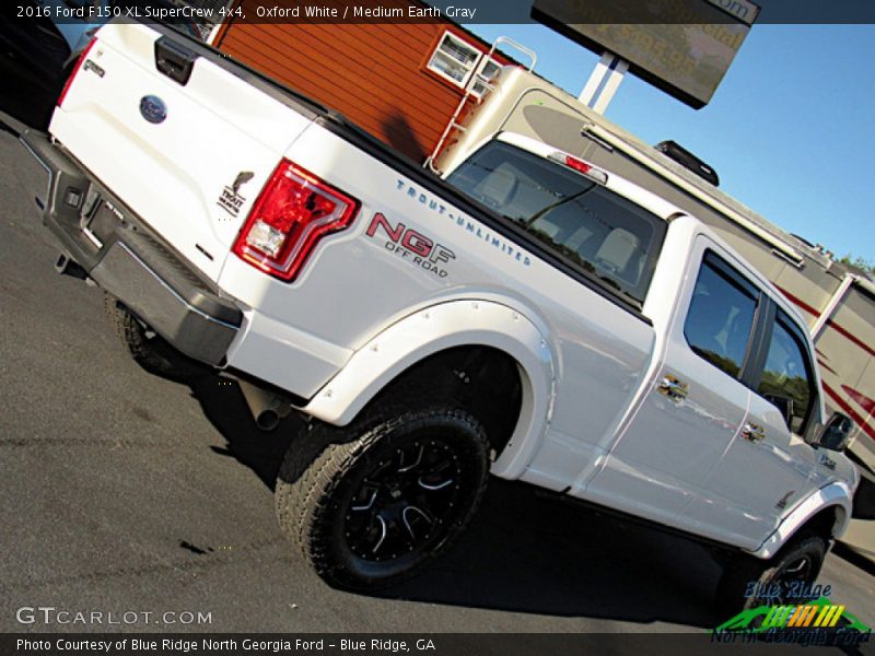 Oxford White / Medium Earth Gray 2016 Ford F150 XL SuperCrew 4x4