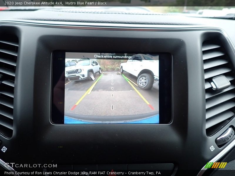 Hydro Blue Pearl / Black 2020 Jeep Cherokee Altitude 4x4