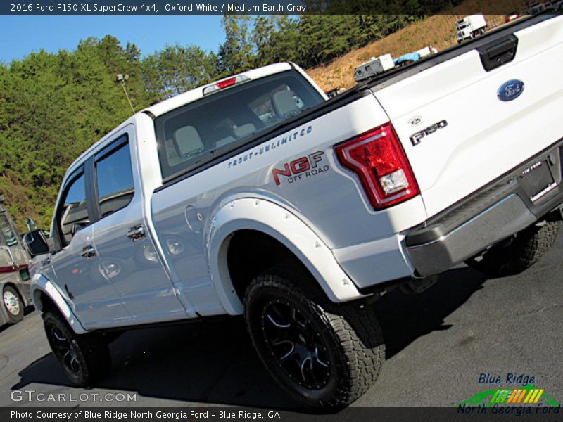 Oxford White / Medium Earth Gray 2016 Ford F150 XL SuperCrew 4x4