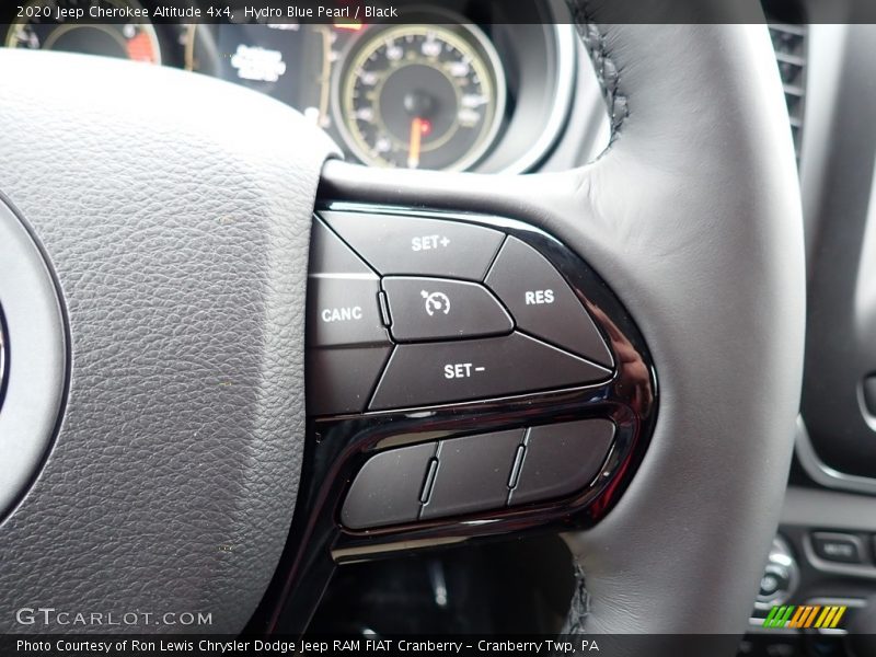 Hydro Blue Pearl / Black 2020 Jeep Cherokee Altitude 4x4