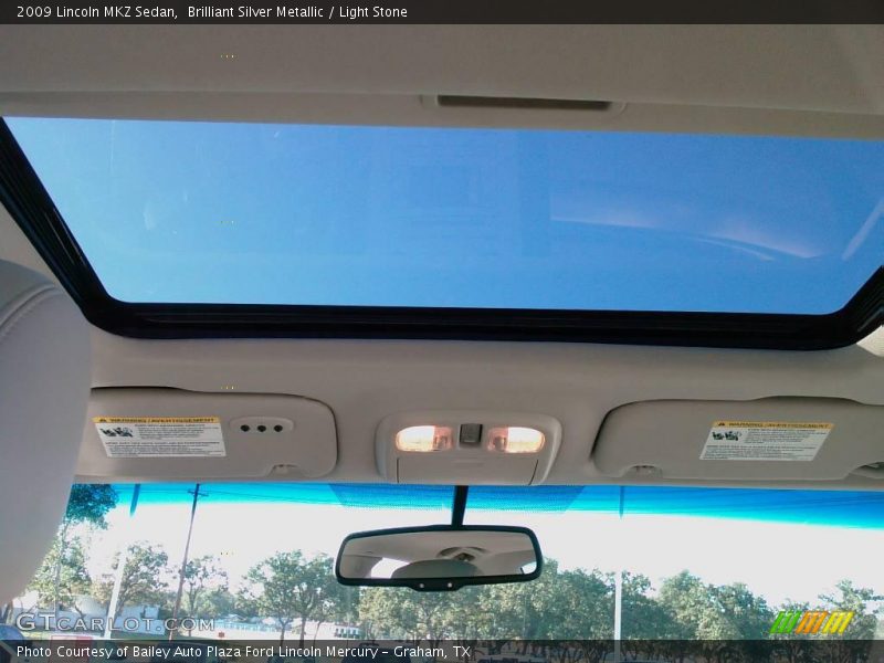 Brilliant Silver Metallic / Light Stone 2009 Lincoln MKZ Sedan