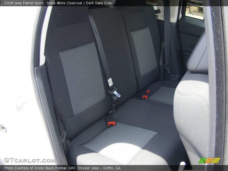 Stone White Clearcoat / Dark Slate Gray 2008 Jeep Patriot Sport