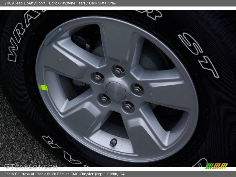 Light Graystone Pearl / Dark Slate Gray 2009 Jeep Liberty Sport