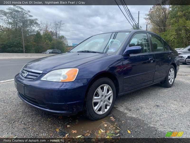 Front 3/4 View of 2003 Civic EX Sedan