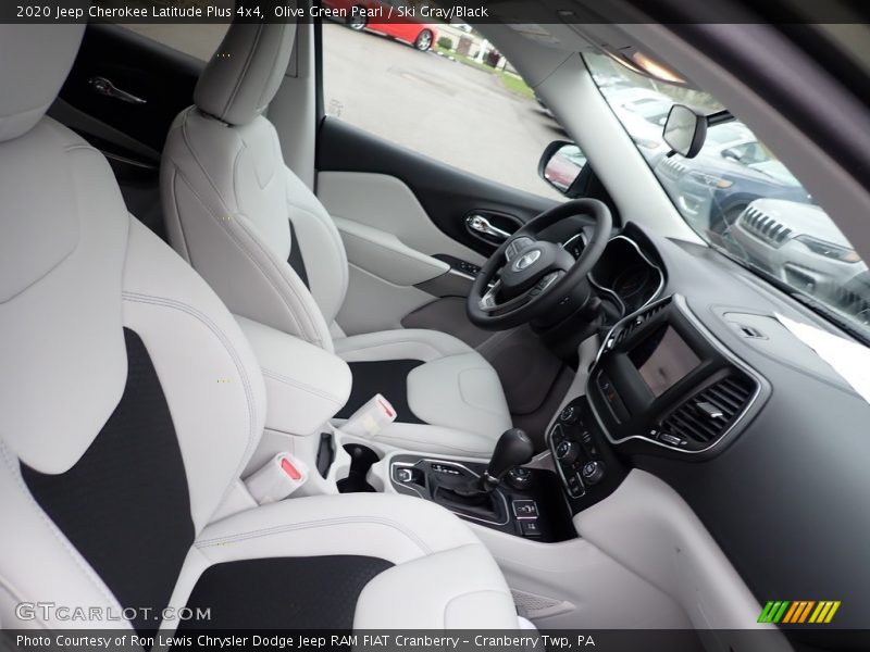 Olive Green Pearl / Ski Gray/Black 2020 Jeep Cherokee Latitude Plus 4x4