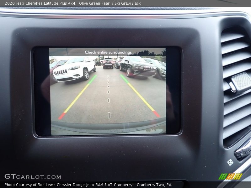 Olive Green Pearl / Ski Gray/Black 2020 Jeep Cherokee Latitude Plus 4x4