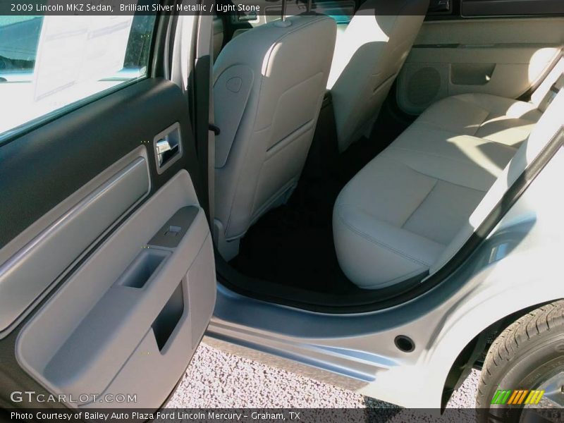 Brilliant Silver Metallic / Light Stone 2009 Lincoln MKZ Sedan