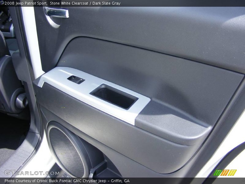 Stone White Clearcoat / Dark Slate Gray 2008 Jeep Patriot Sport