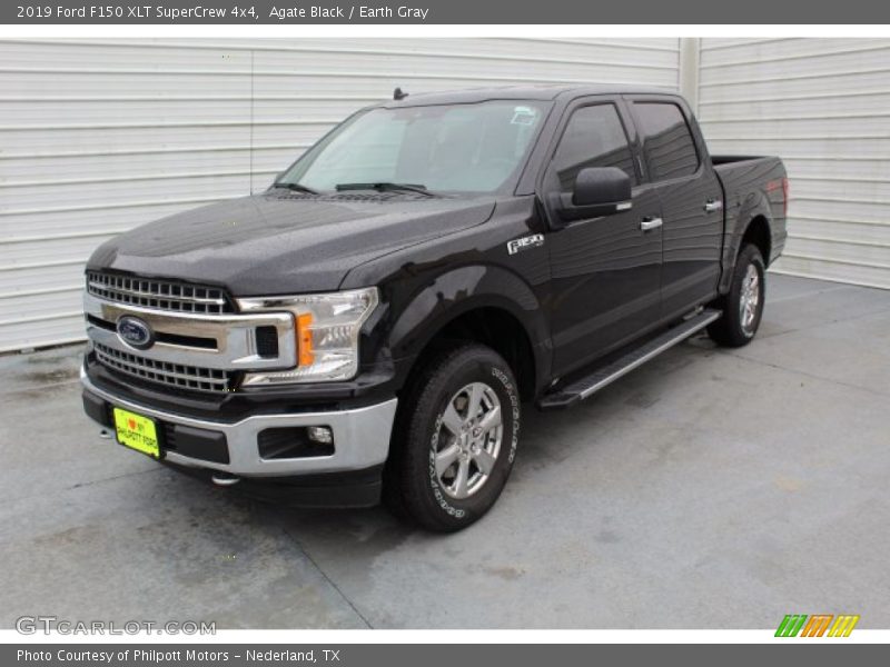 Agate Black / Earth Gray 2019 Ford F150 XLT SuperCrew 4x4