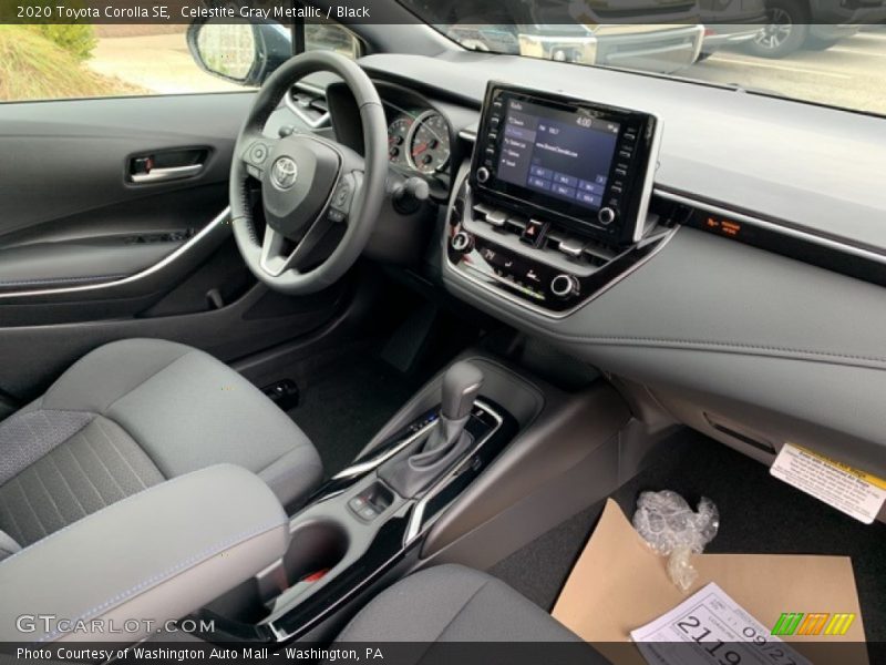 Celestite Gray Metallic / Black 2020 Toyota Corolla SE