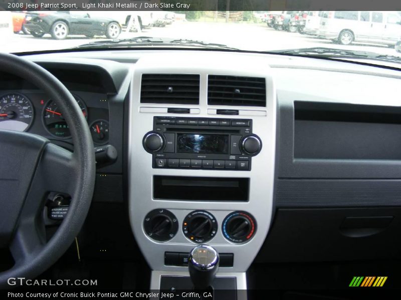 Light Khaki Metallic / Dark Slate Gray 2008 Jeep Patriot Sport