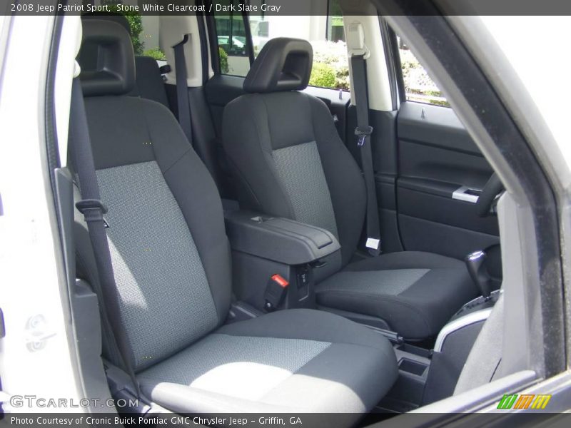 Stone White Clearcoat / Dark Slate Gray 2008 Jeep Patriot Sport