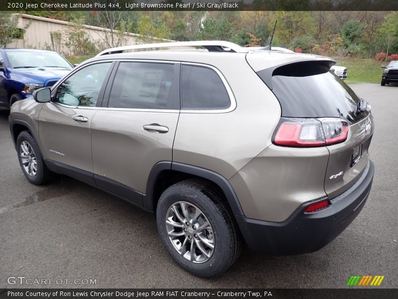 Light Brownstone Pearl / Ski Gray/Black 2020 Jeep Cherokee Latitude Plus 4x4