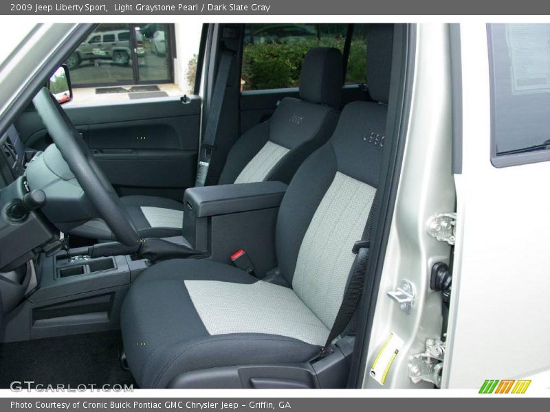 Light Graystone Pearl / Dark Slate Gray 2009 Jeep Liberty Sport