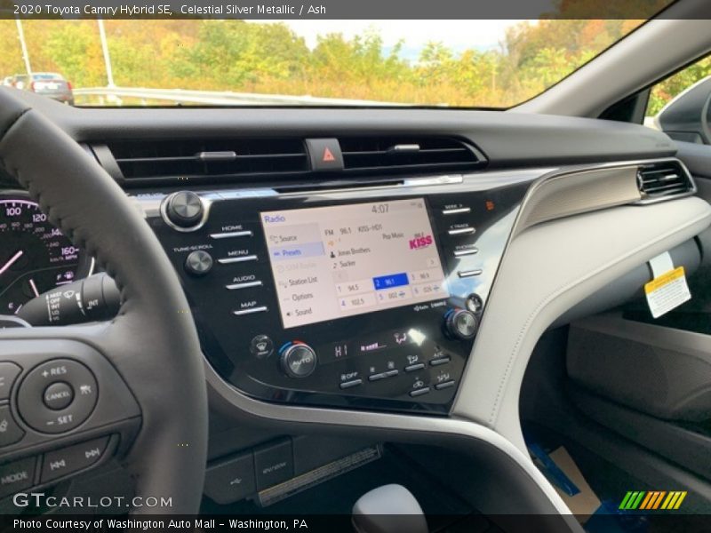 Celestial Silver Metallic / Ash 2020 Toyota Camry Hybrid SE