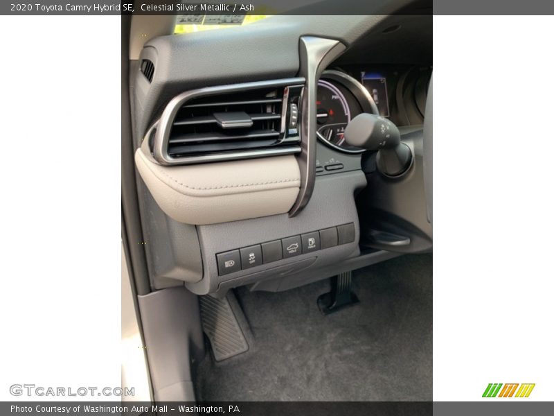 Celestial Silver Metallic / Ash 2020 Toyota Camry Hybrid SE
