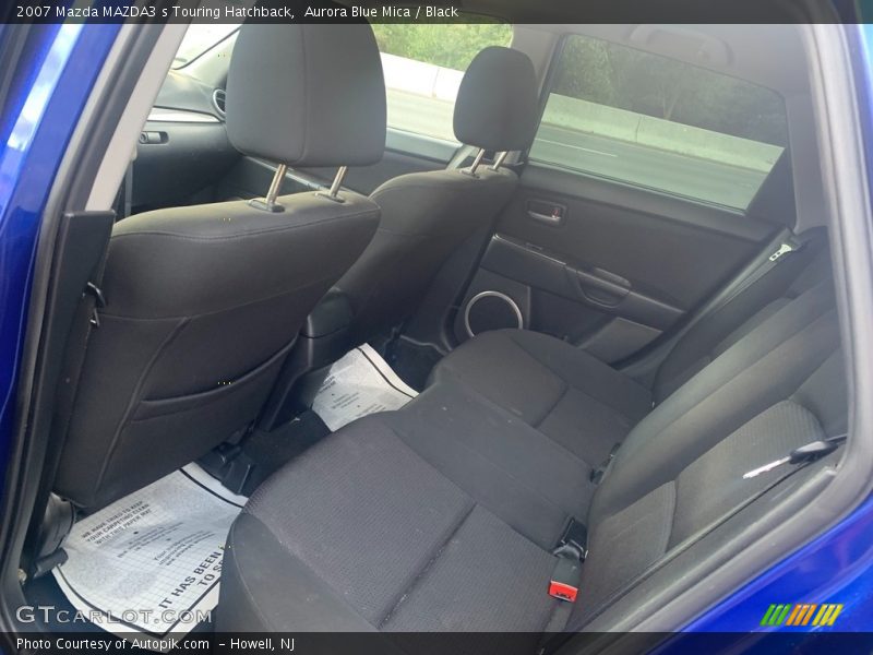 Aurora Blue Mica / Black 2007 Mazda MAZDA3 s Touring Hatchback