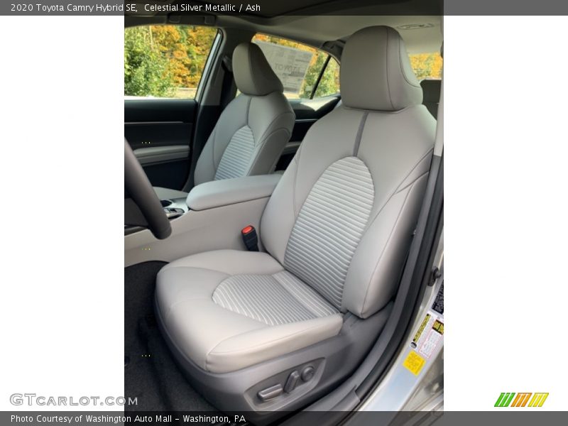 Front Seat of 2020 Camry Hybrid SE