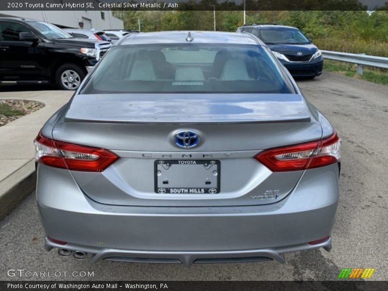 Celestial Silver Metallic / Ash 2020 Toyota Camry Hybrid SE