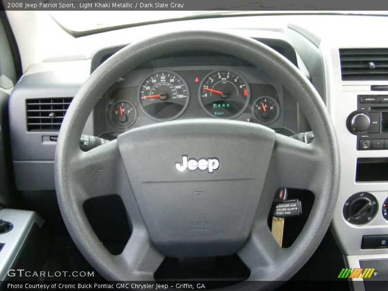 Light Khaki Metallic / Dark Slate Gray 2008 Jeep Patriot Sport