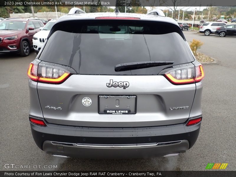 Billet Silver Metallic / Black 2020 Jeep Cherokee Limited 4x4