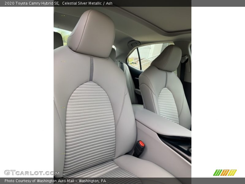 Celestial Silver Metallic / Ash 2020 Toyota Camry Hybrid SE