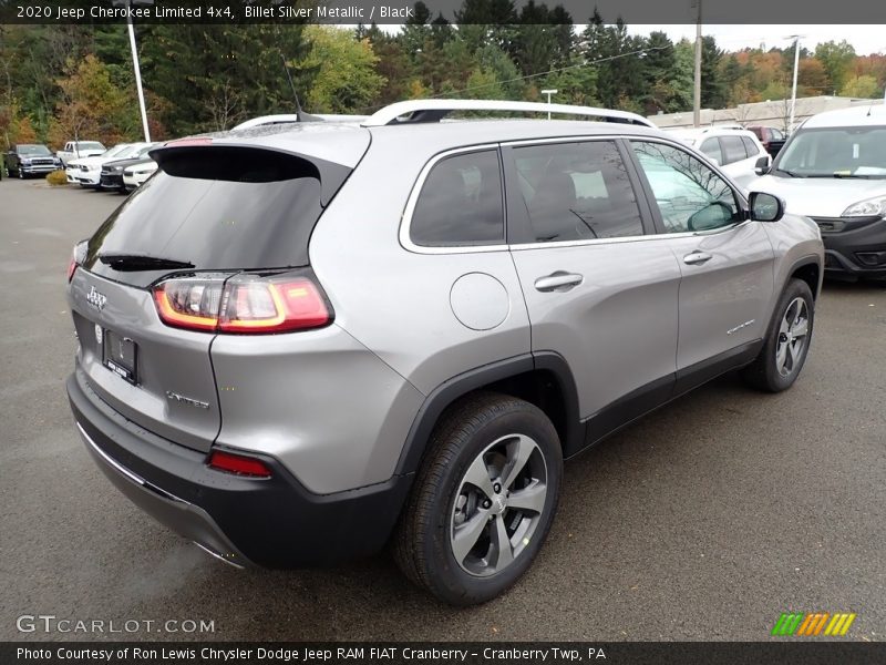 Billet Silver Metallic / Black 2020 Jeep Cherokee Limited 4x4