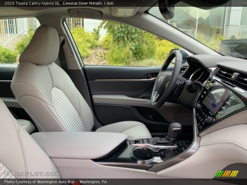 Celestial Silver Metallic / Ash 2020 Toyota Camry Hybrid SE