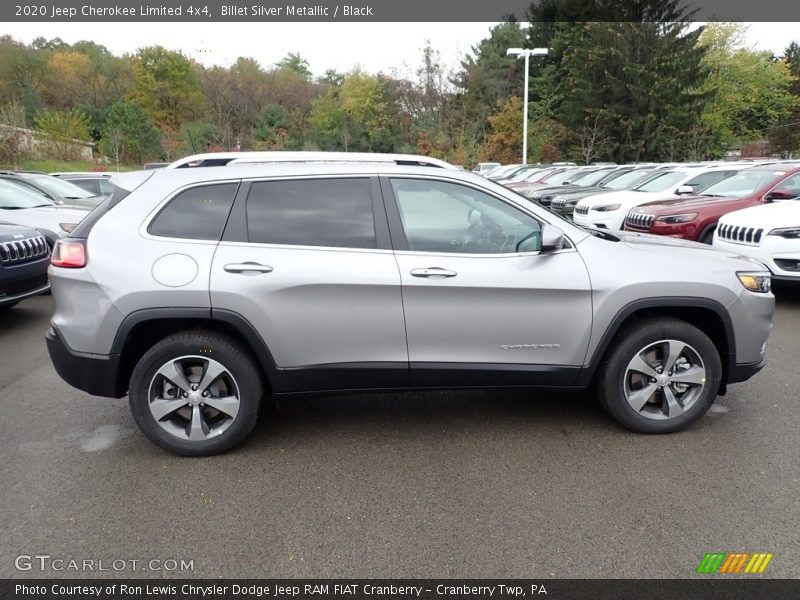 Billet Silver Metallic / Black 2020 Jeep Cherokee Limited 4x4