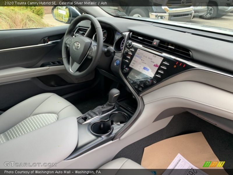 Celestial Silver Metallic / Ash 2020 Toyota Camry Hybrid SE