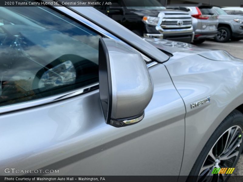 Celestial Silver Metallic / Ash 2020 Toyota Camry Hybrid SE